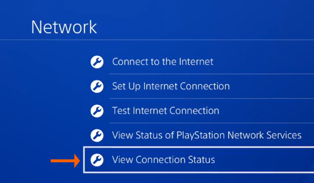 PS4 Network Options