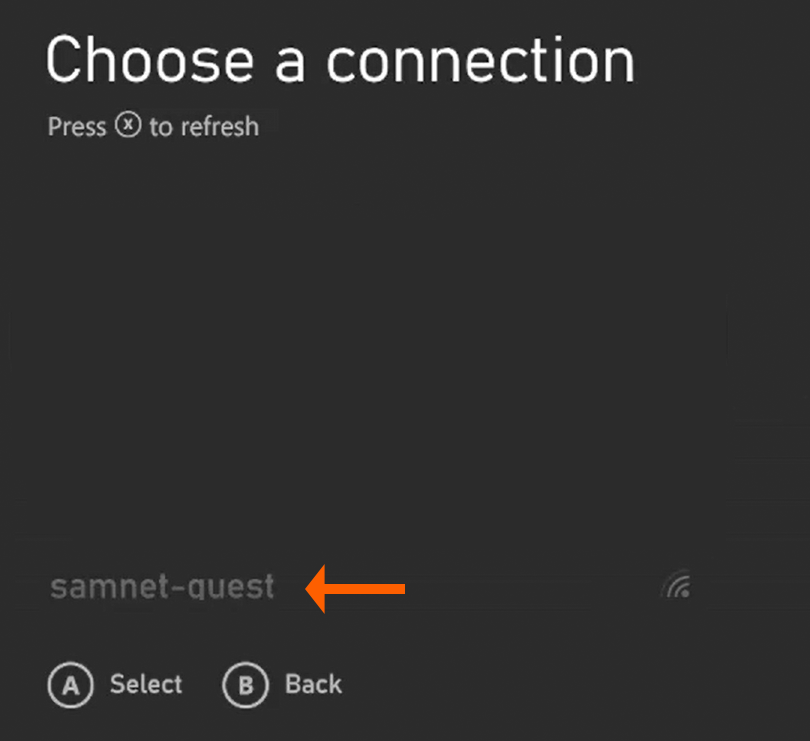 Xbox Select SamNet Guest