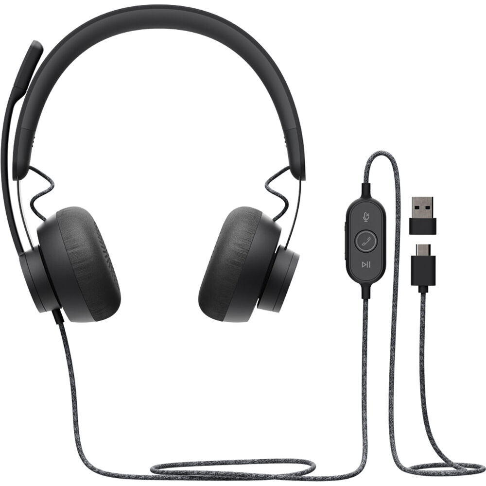Logitech Zone Wired On-Ear Headset