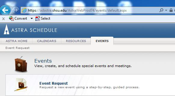 Events Page