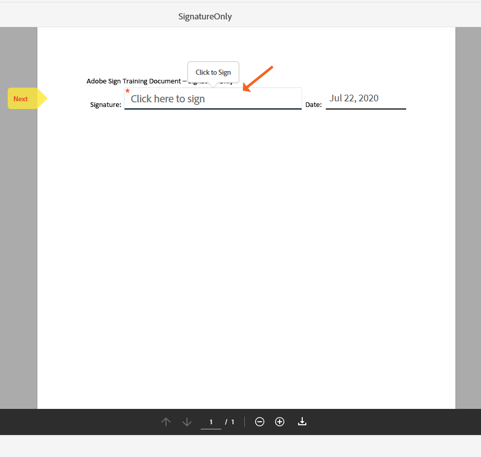 How to e-sign a document