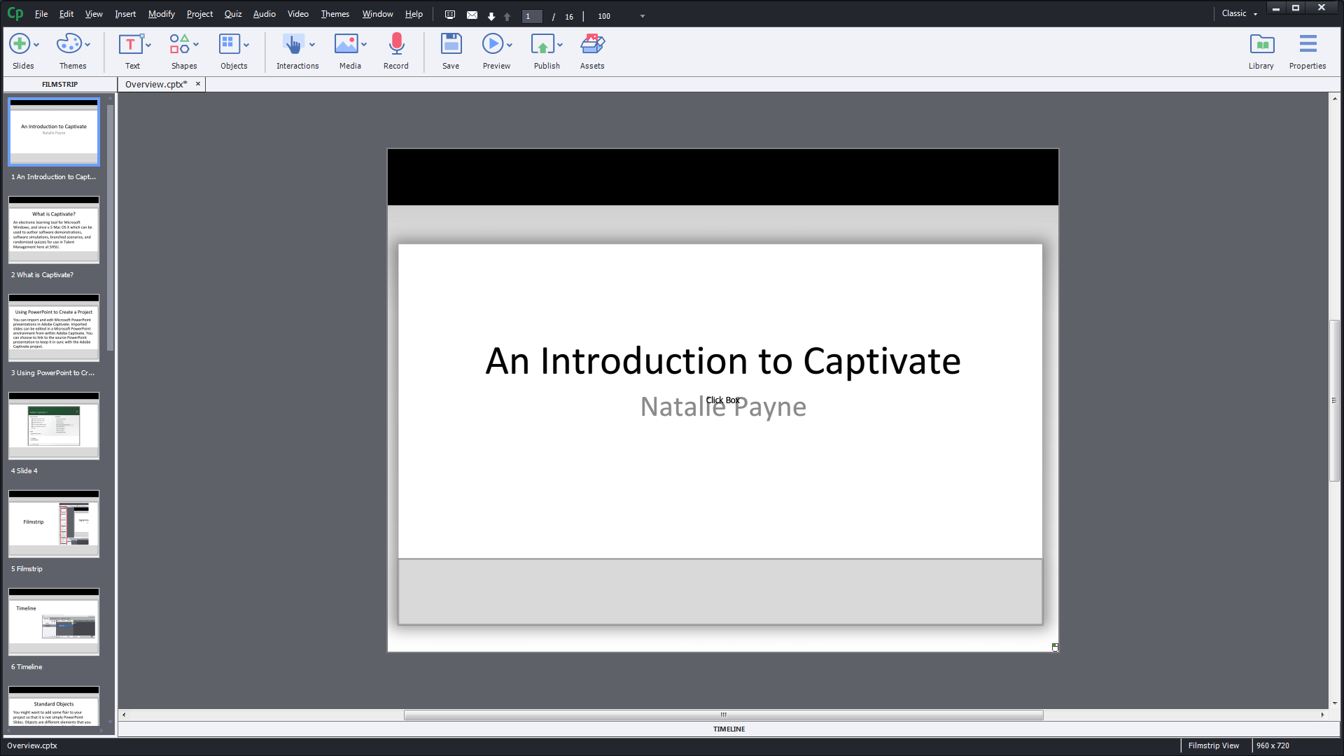 PresentationinCaptivate