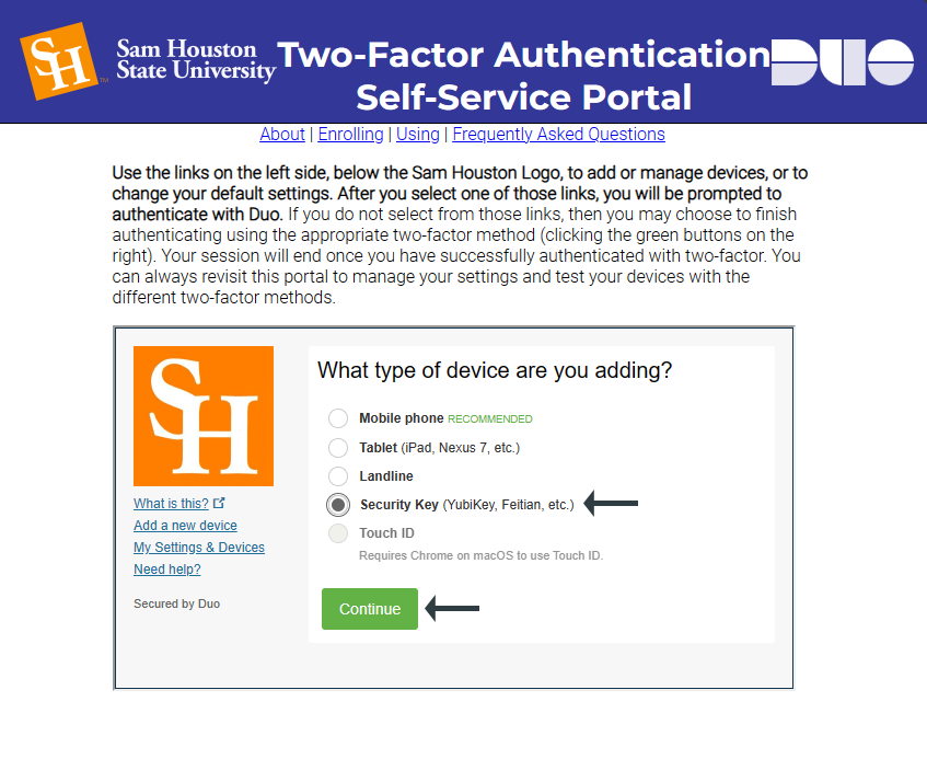 Duo_Select_Security Key