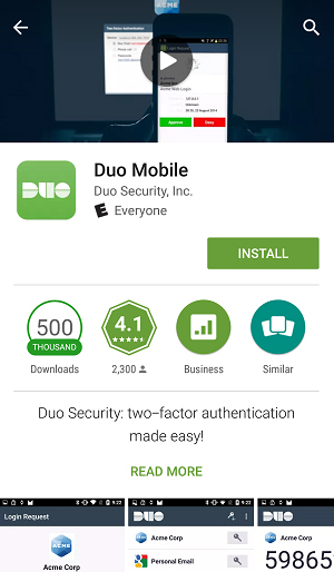 Install Duo App