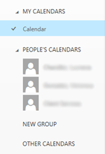 Open Shared Calendar