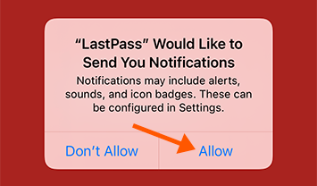 iOS Allow Notifications