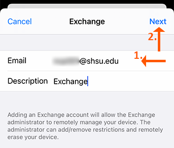 5.Exchange Add Email