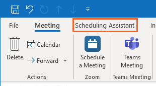 Select Scheduling Assistant