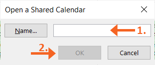 Shared Calendar Name