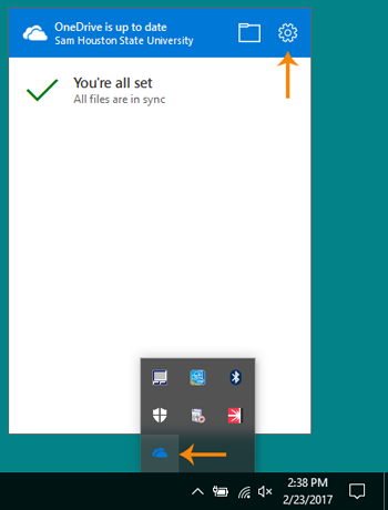 OneDrive Notification