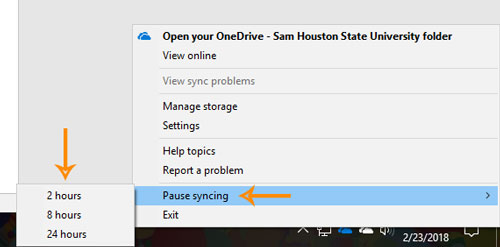 Pause Syncing