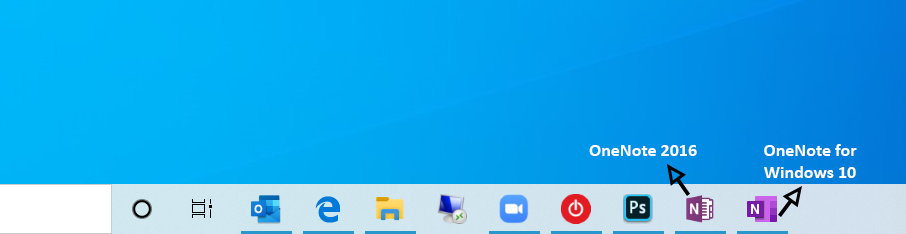 Taskbar Icon Differences