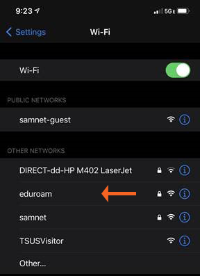 Wifi Network Listing