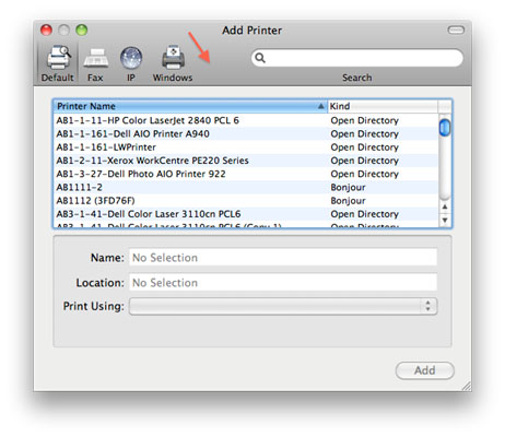 Add Printer