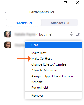 Promote to CoHost