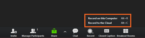Record Options