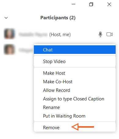 Remove Participant