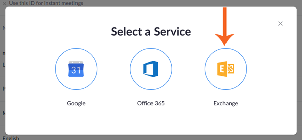 Select a Service