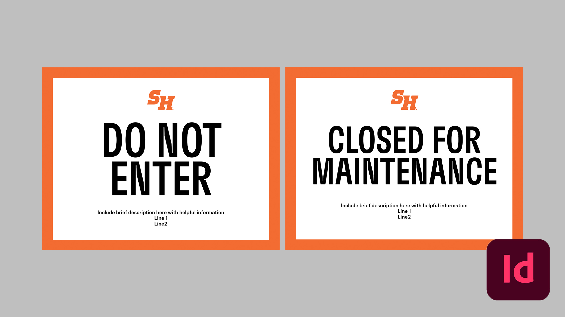 Printable Signage