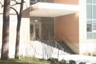 One of the entrances to the new CHSS building.