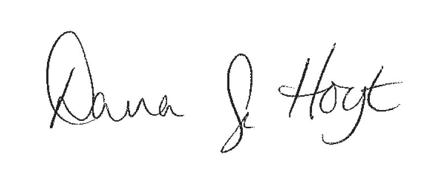 Dr. Hoyt Signature