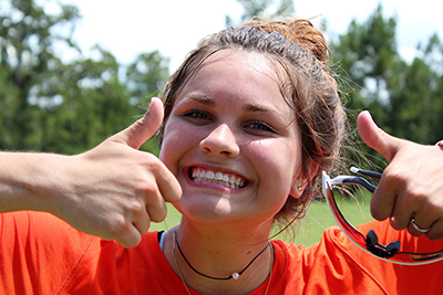 Julia at Camp