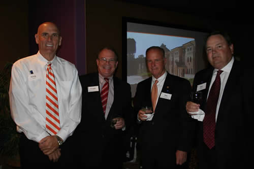 Greg Smith, Frank Holmes, President Gaertner and Ray Burgess