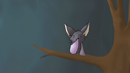 Fabiana De Lilla's "Why Bats Hang Upside Down"