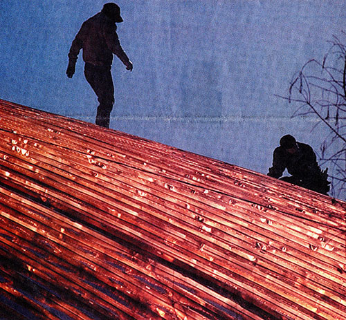 copper roof