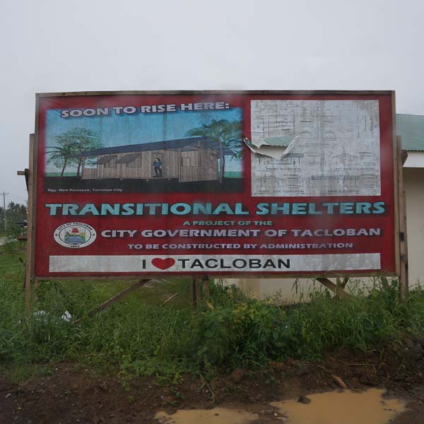 A sign for Shelters