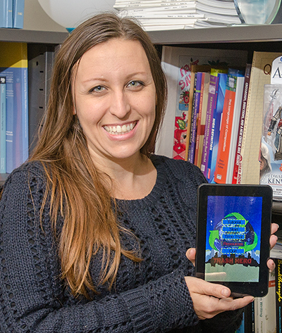 Gerber with her app
