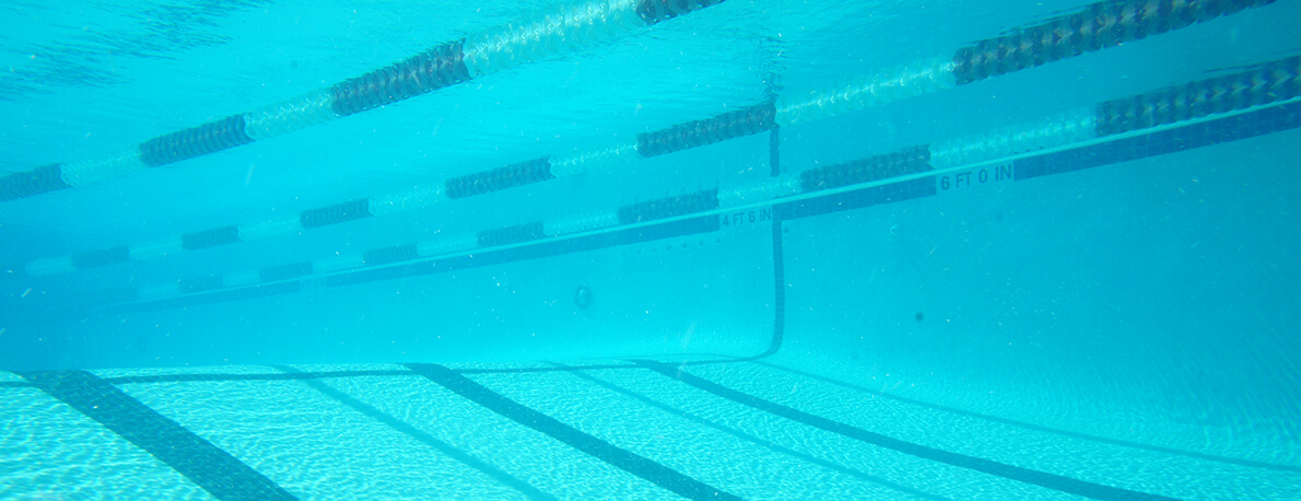 underwater in pool