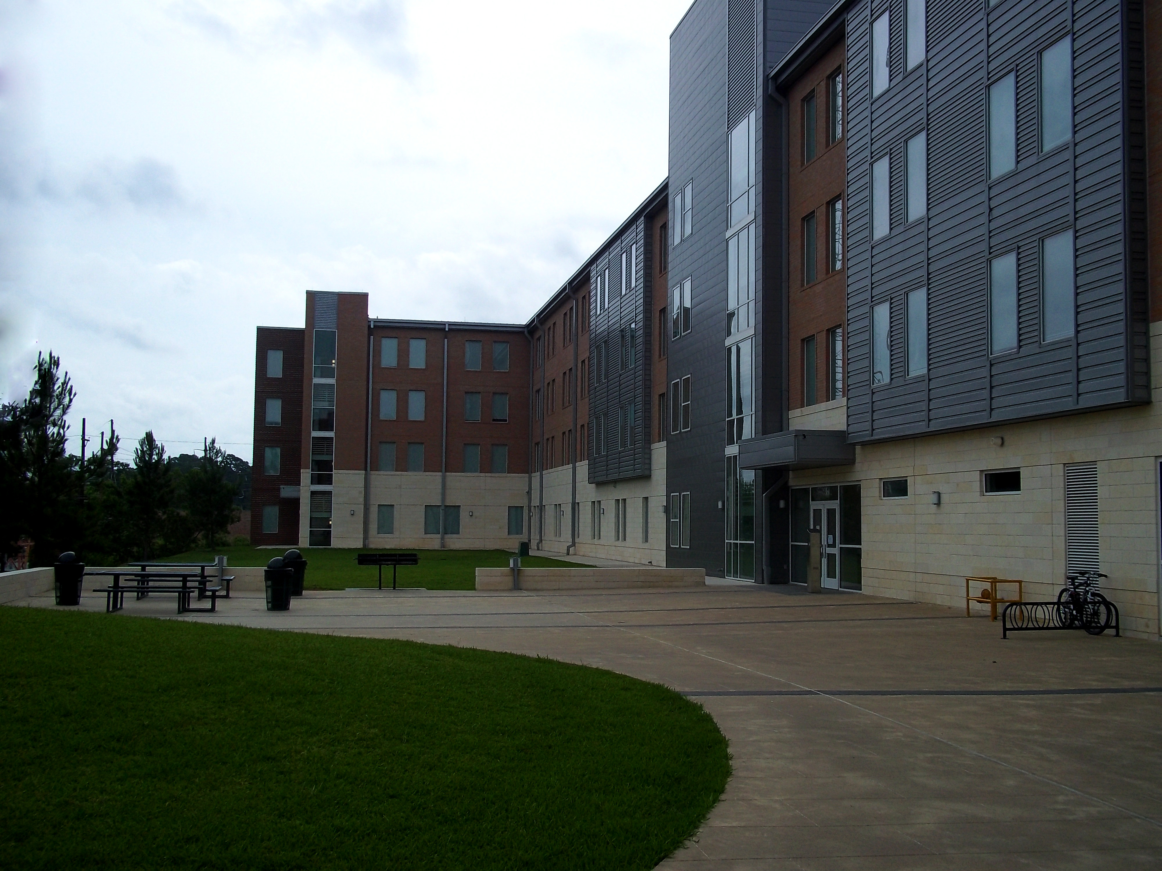 Back side outside