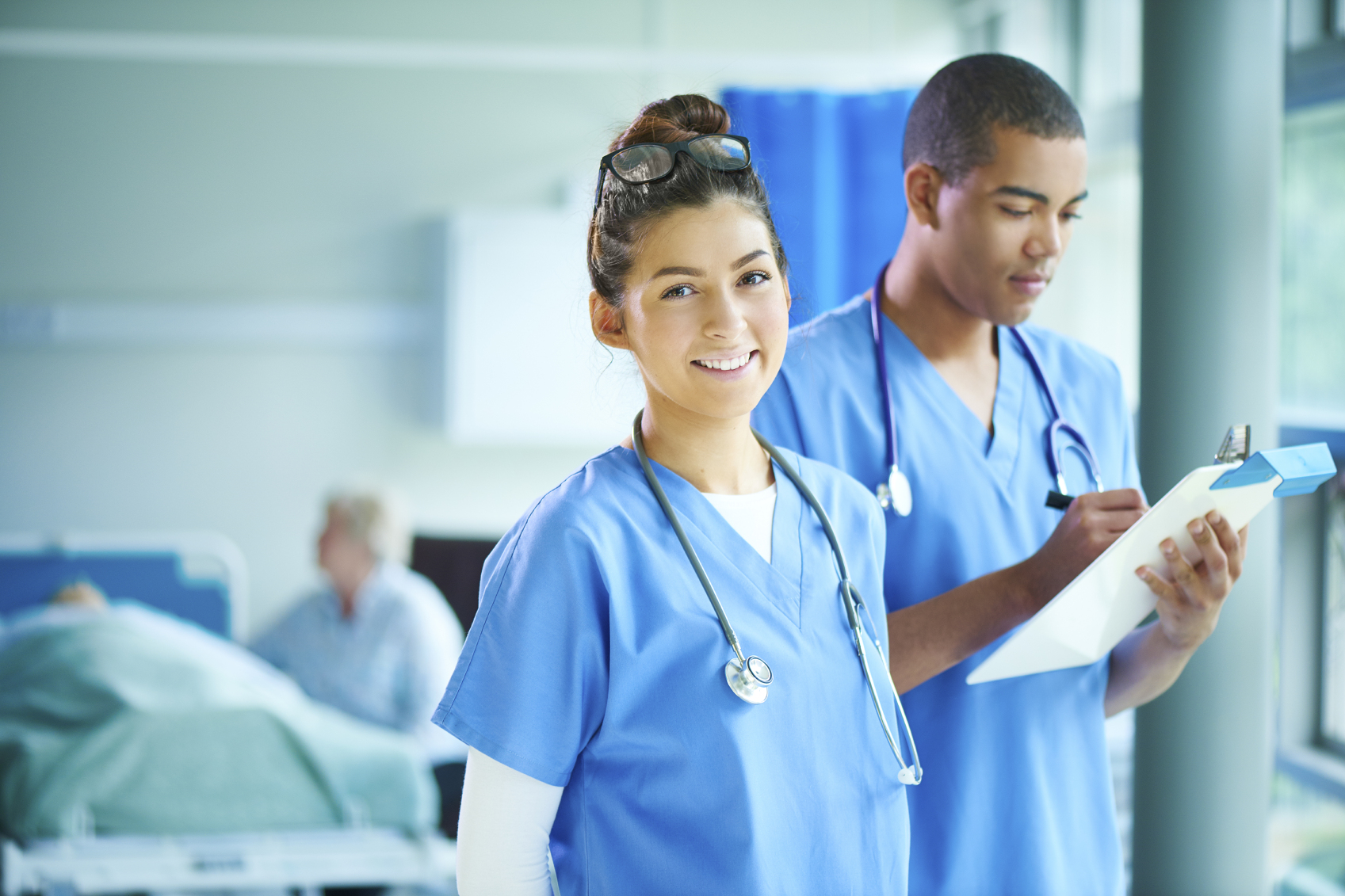 Two Nurses Standing