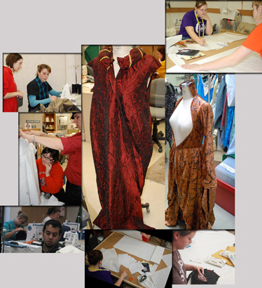 costume layout