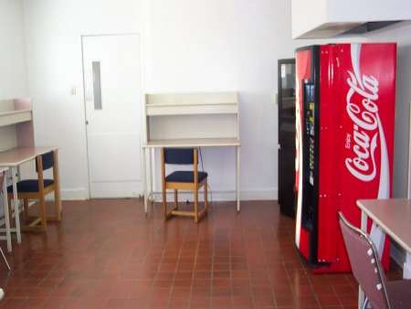 Lounge with vending machines