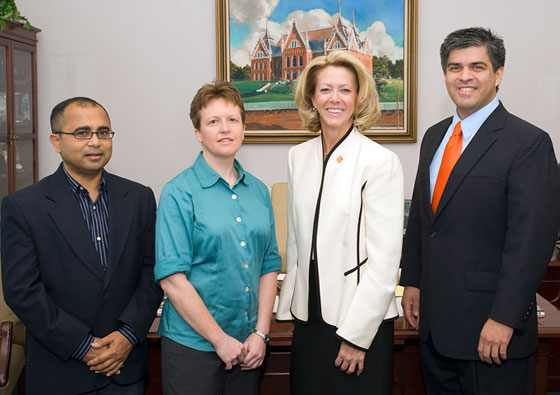 Dr. Stacy Ulbig continued her run of teaching excellence, taking home the award for teaching excellence within the department.