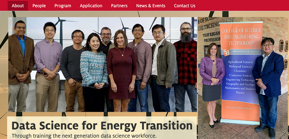 Data science for energy transition group picture.