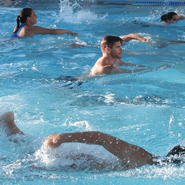 People Swimming in Pool