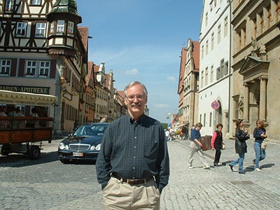 Rick White in Rothenburg, Germany
