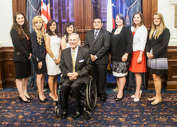 Austin interns with Greg Abbott