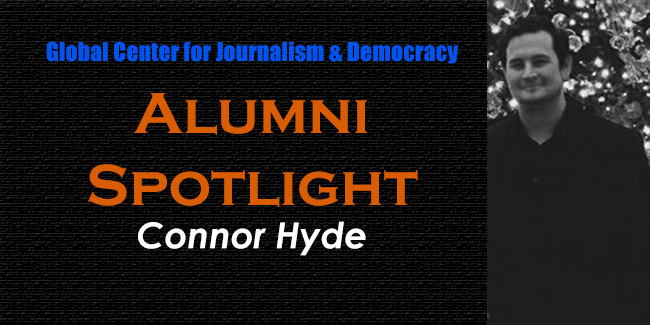 headshot Connor Hyde, Alumni Spotlight