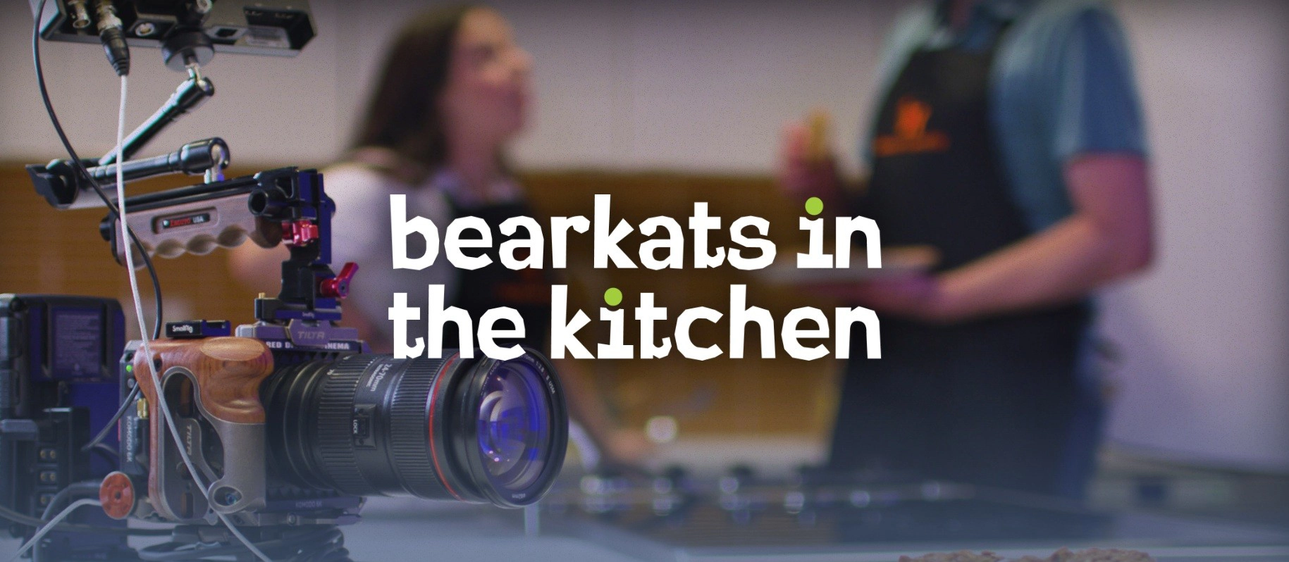 logo for Bearkats in the Kitchen show