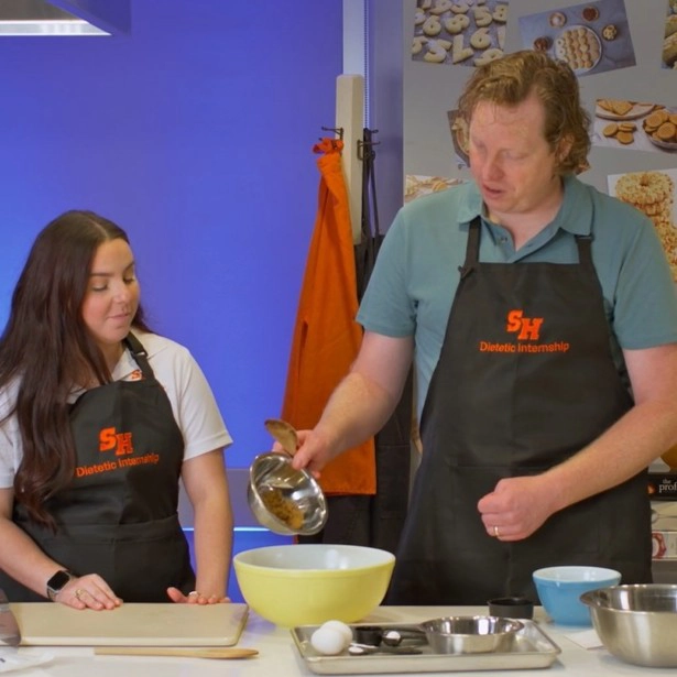 students host cooking show