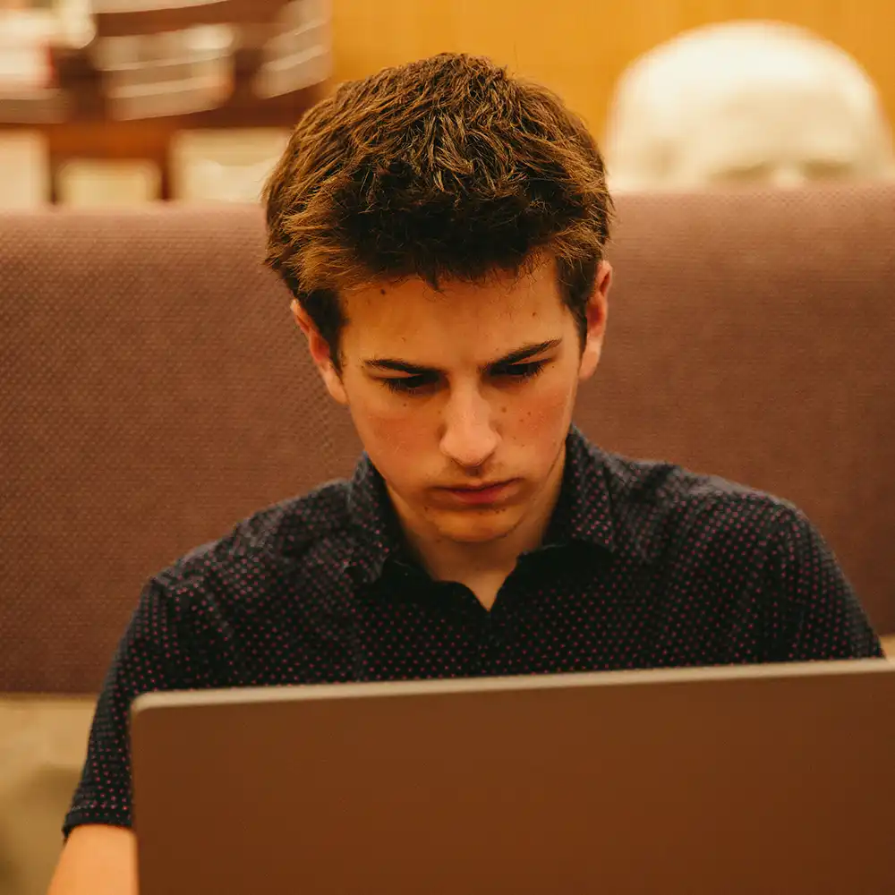 Computer with SHSU on the display