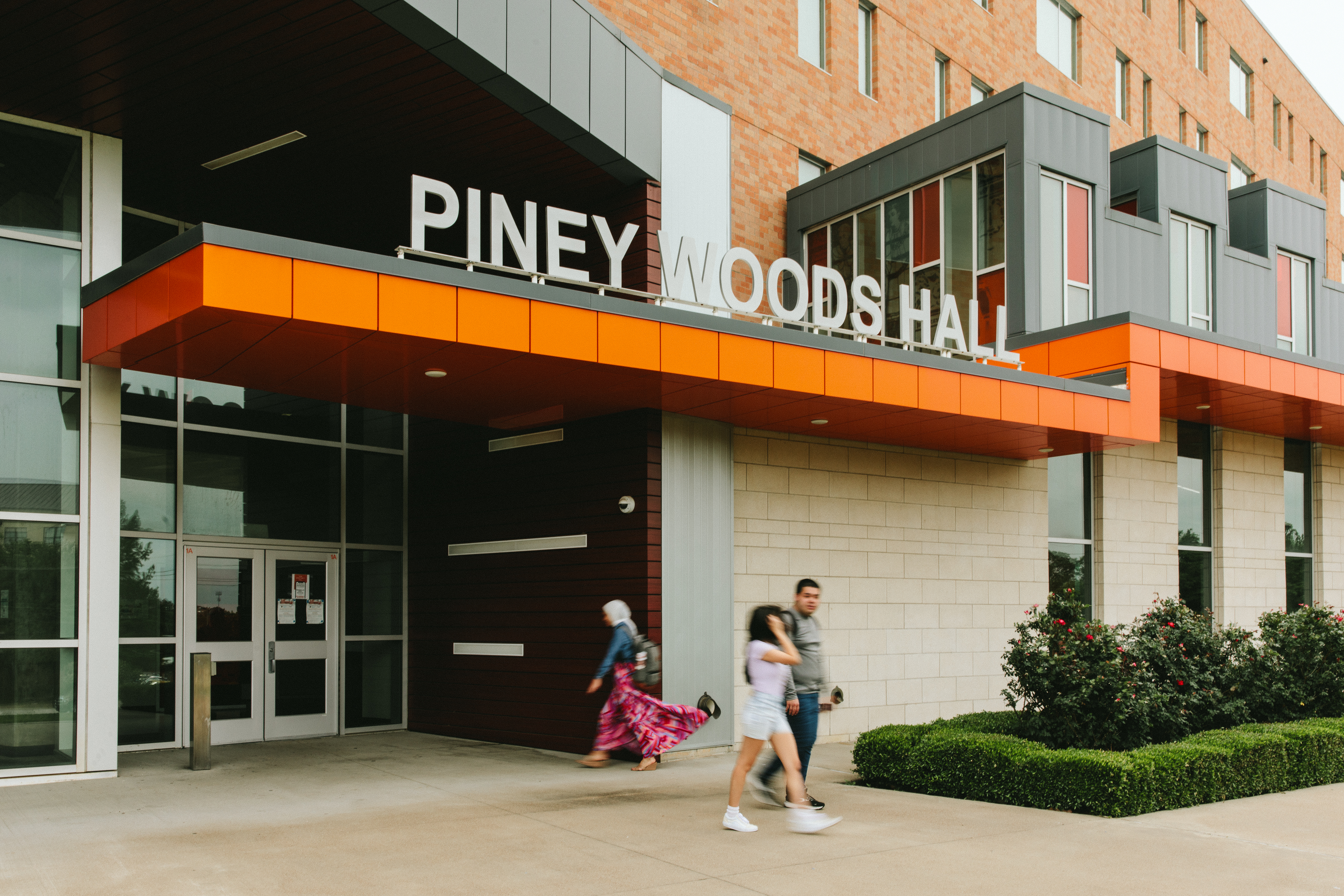 Entry to Piney Woods Residence Hall