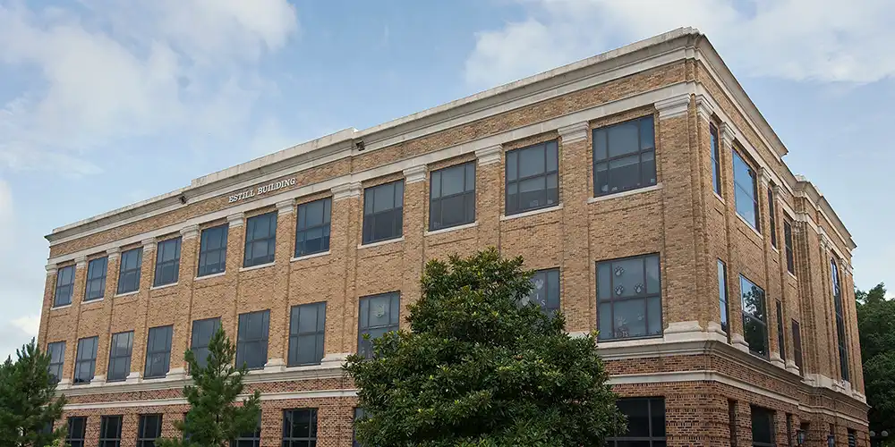 Outside of the Estill Building.