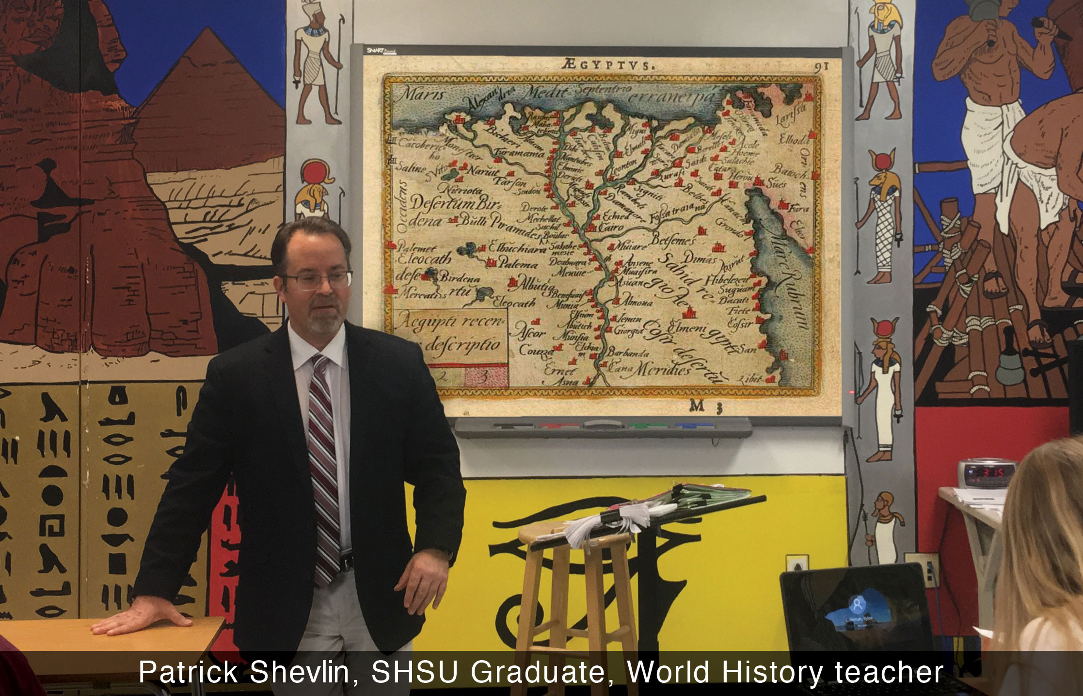 Patrick Shevlin, SHSU Graduate, World History teacher