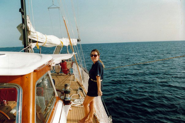 Kim Davis on the ship Augustine