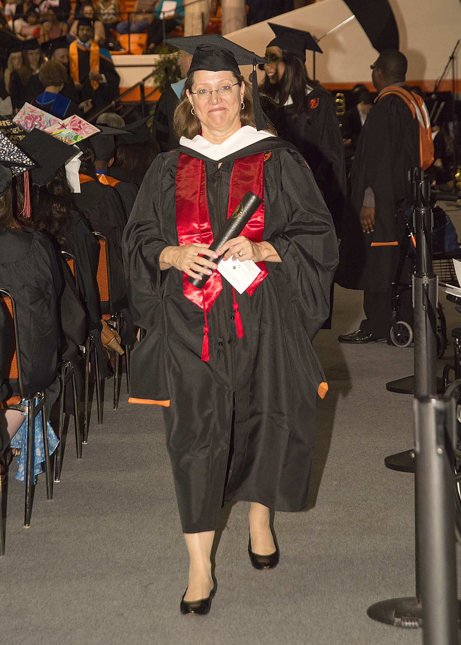 Kim Davis at her 2015 graduation
